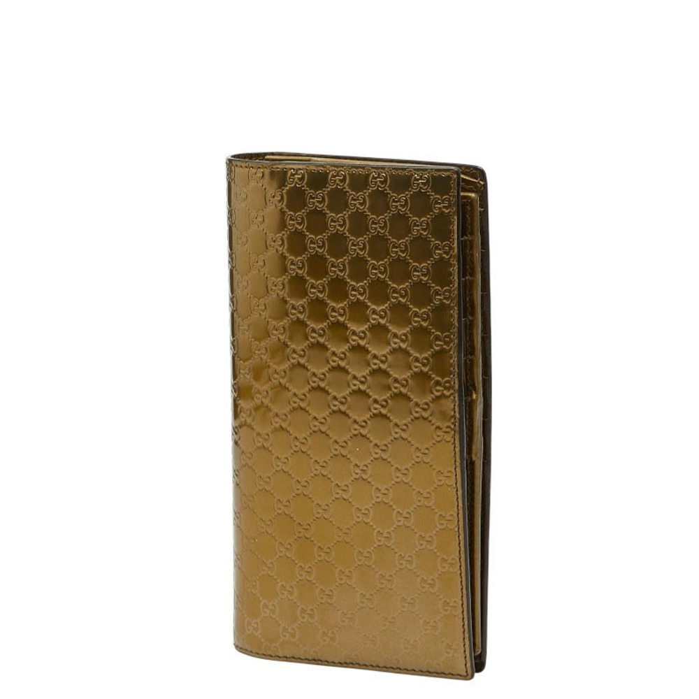 Gucci Wallet Leather Green Patent Long Vernis ssima